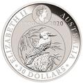 1 oz Kookaburra | Argent | 2019