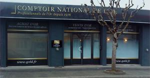 Achat Or & Vente d'Or de Royan 17200 Vitrine d'Or à Royan Vitrine Comptoir National de l'Or Royan