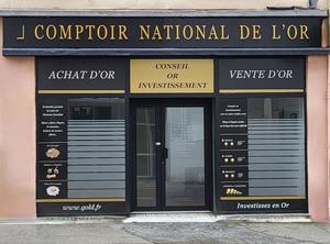 Expertise bijoux Brest Devanture exterieure du Comptoir National de l'or Brest