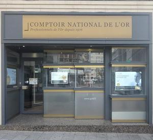 Comptoir National de l'Or Mulhouse devanture du Comptoir national de l'or mulhouse achat et vente d'or
