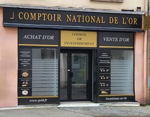 Comptoir National de l'Or Brest Devanture du Comptoir National de l'or à Brest