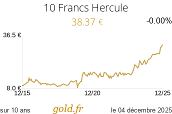Cours 10 Francs Hercule