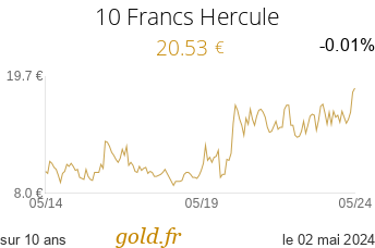 Cours 10 Francs Hercule