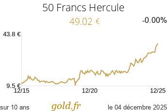 Cours 50 Francs Hercule