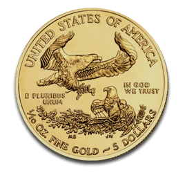 American Eagle 1/10 Oz Or en Or American Eagle 1/10 Oz Or en Or