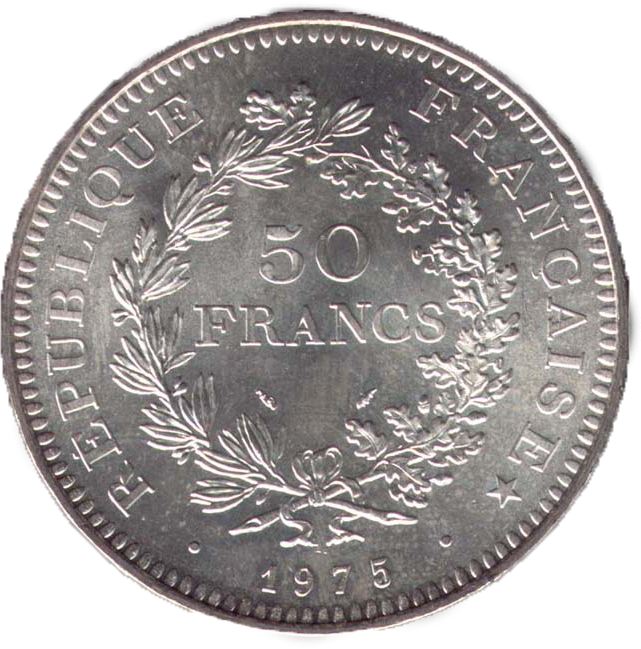 50 Francs Hercule Argent