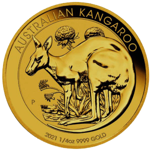 Kangourou 1/4 Oz Pièce d'Or en Or