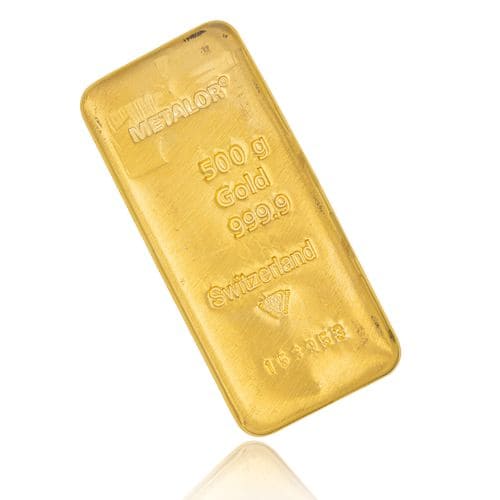 Achetez un lingot d'or certifié de 500 grammes au Comptoir de l'Or