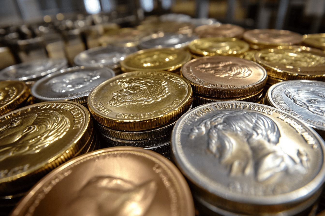 Quels alliages métalliques sont utilisés pour la fabrication des pièces de monnaie ?