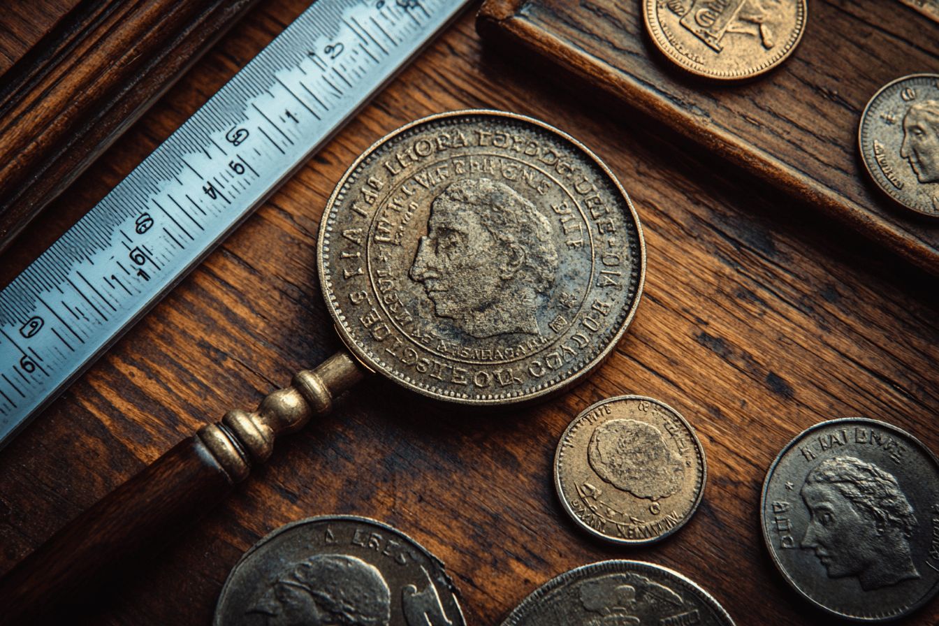 Le test de l'usure : analyser les signes d'usage sur une pièce de monnaie