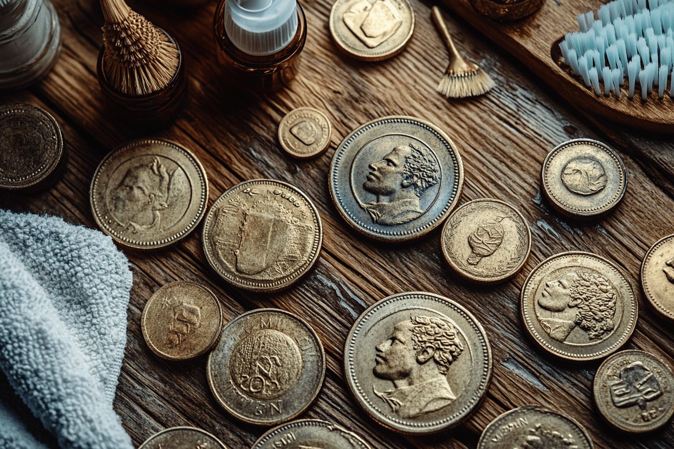 Comment nettoyer des pièces de monnaies ?