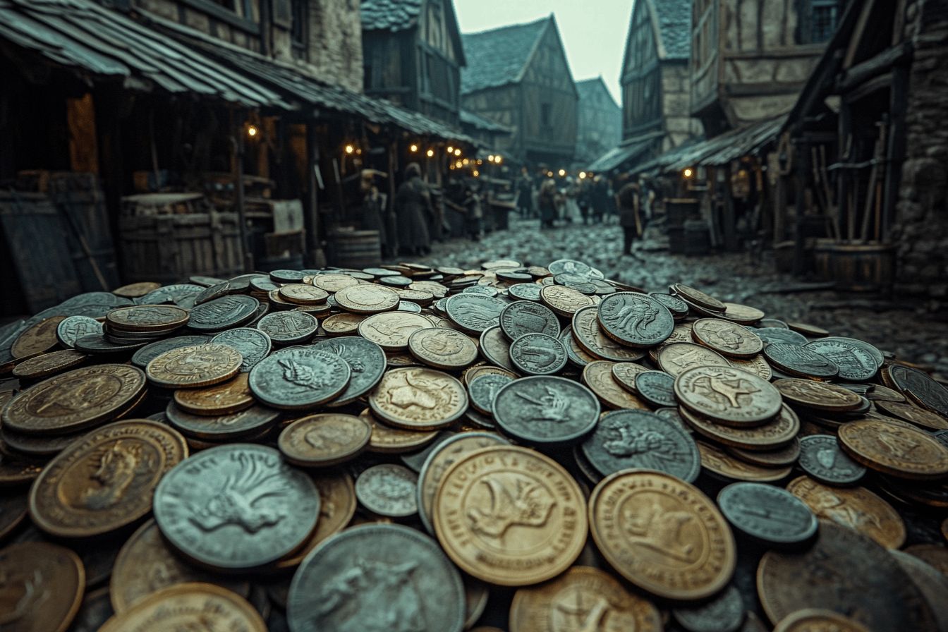 Impact des pièces de monnaie sur l'économie médiévale européenne