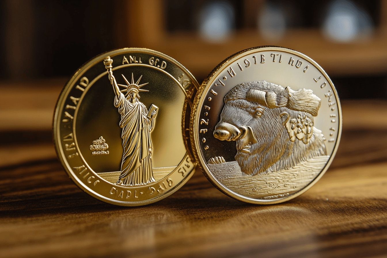 Pièce d’or American Eagle vs Buffalo : quelles différences ?