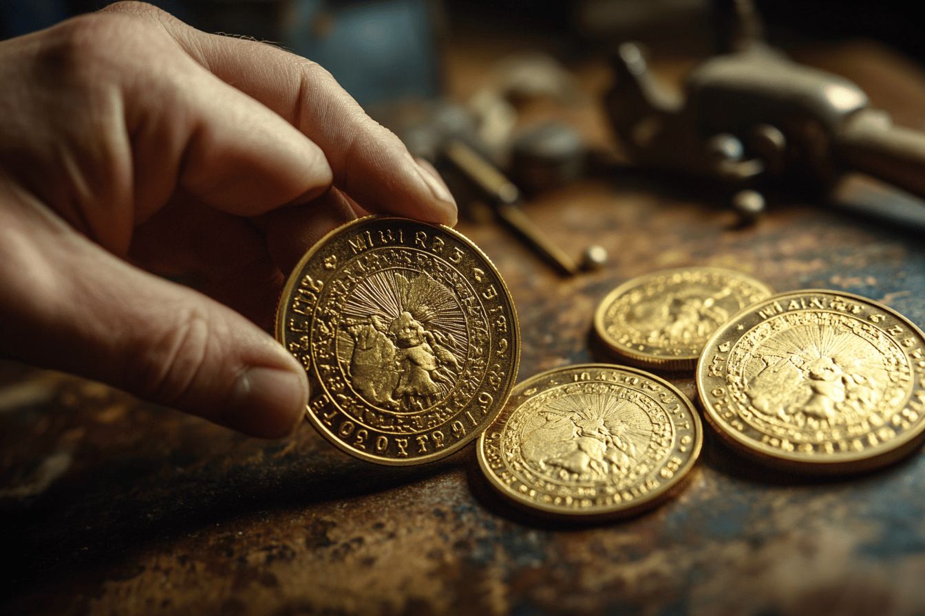 Pièces d'or numismatiques frappées à la main vs frappes mécaniques : ce que cela révèle sur leur époque (avant 1800)