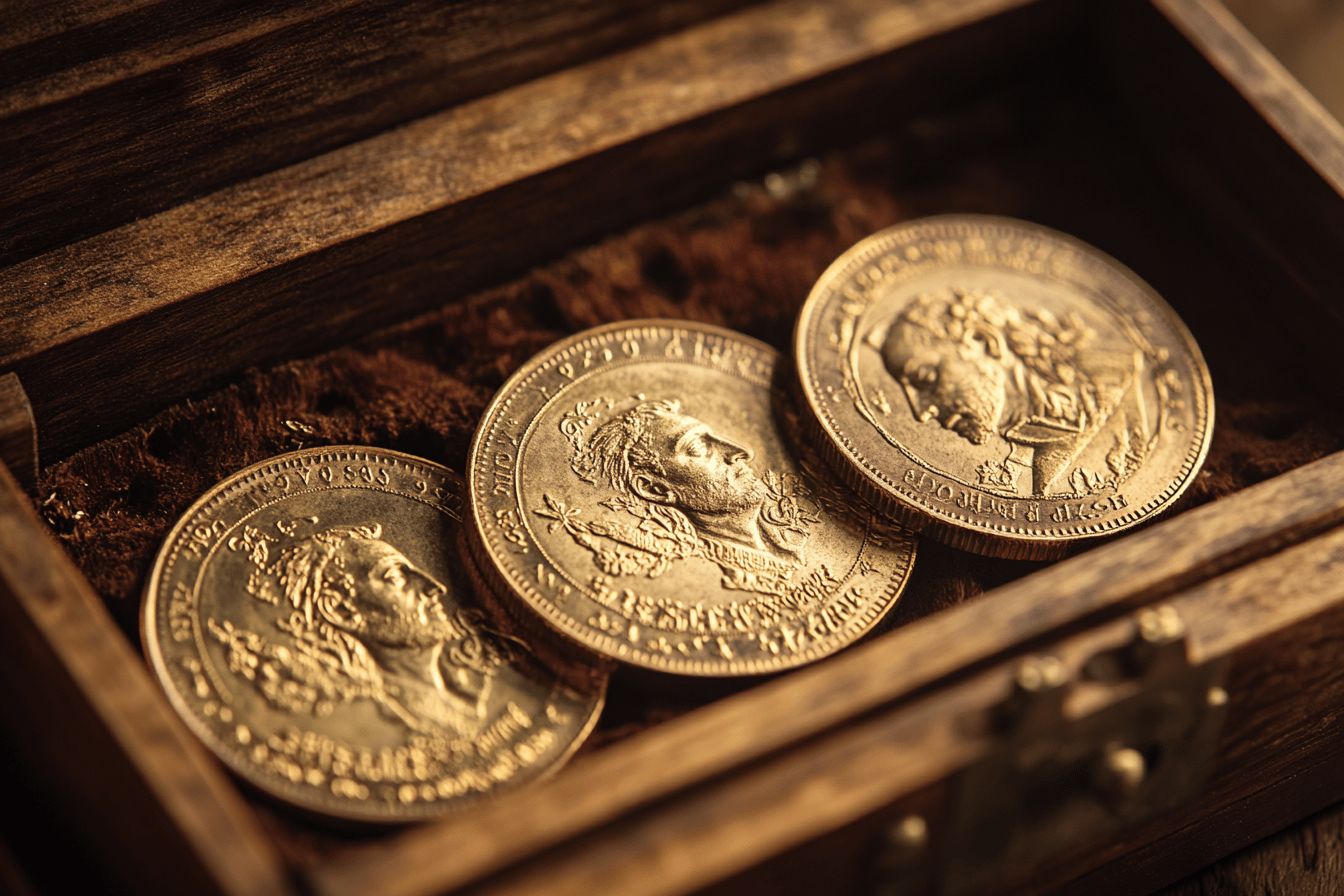 Pièces d’or d’investissement historiques : entre valeur refuge et mémoire des civilisations